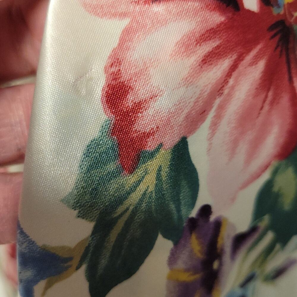 Vintage Private Luxuries Floral Slip Dress Satin Romantic Lingerie Summer Sz S - Picture 6 of 7